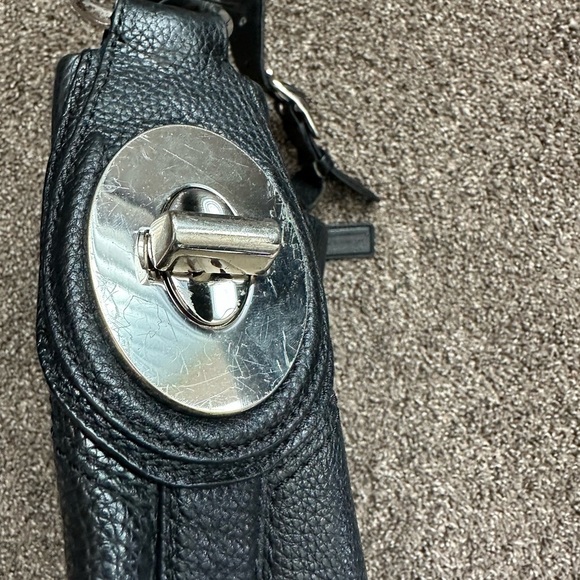 Coach F16535 Penelope Hobo Shoulder Bag Black - Picture 5 of 13